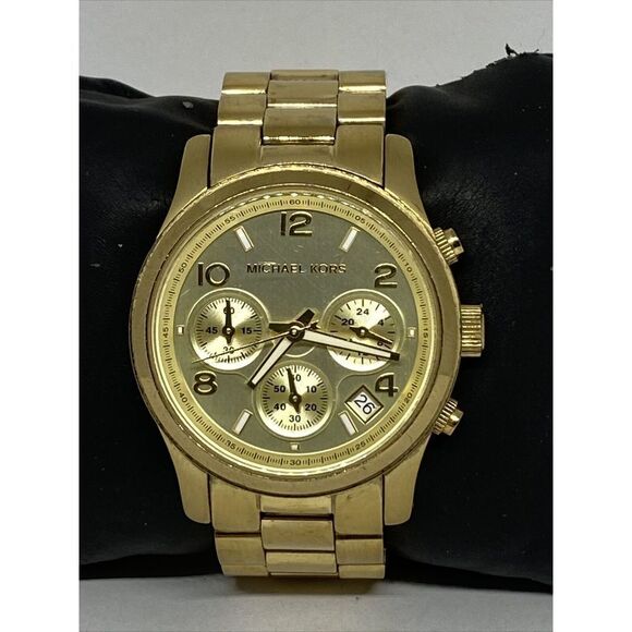 Michael Kors Runway MK5055 Womens Stainless Steel Analog Dial Quartz Watch MP306 - Picture 3 of 12